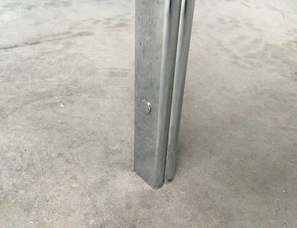 Chrome and glass coffee table in Space Age style from the mid-century, 1960s.