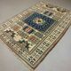 Old Turkish Kazak Rug Oriental 240x165 cm vintage carpet, Tribal Handwoven