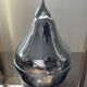 Vintage pear liqueur service in silver metal 70s