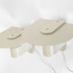 Pair of white wall lights/sconces from Lyskaer. Denmark 1980s