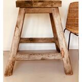 Large raw wood base