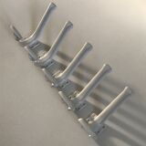 Lot of five vintage patères