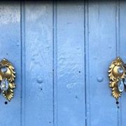 Vintage French Crystal Wall Sconces: Victorian Bronze & Brass Pair