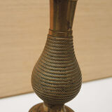 Set of 6 brass candlesticks