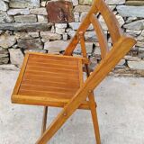 Vintage Wooden Folding Chair
