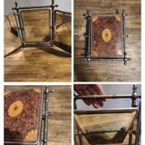 Miroir triptyque 1900 biseauté Barbier