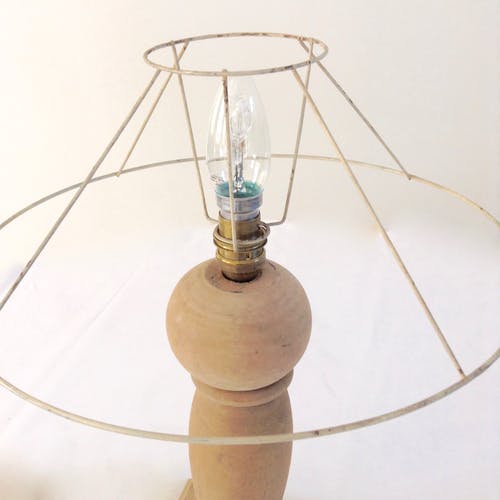 Wooden lamp