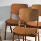 Vintage Thonet dining chairs (c.1950). Set of 4 pieces.