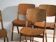 Vintage Thonet dining chairs (c.1950). Set of 4 pieces.