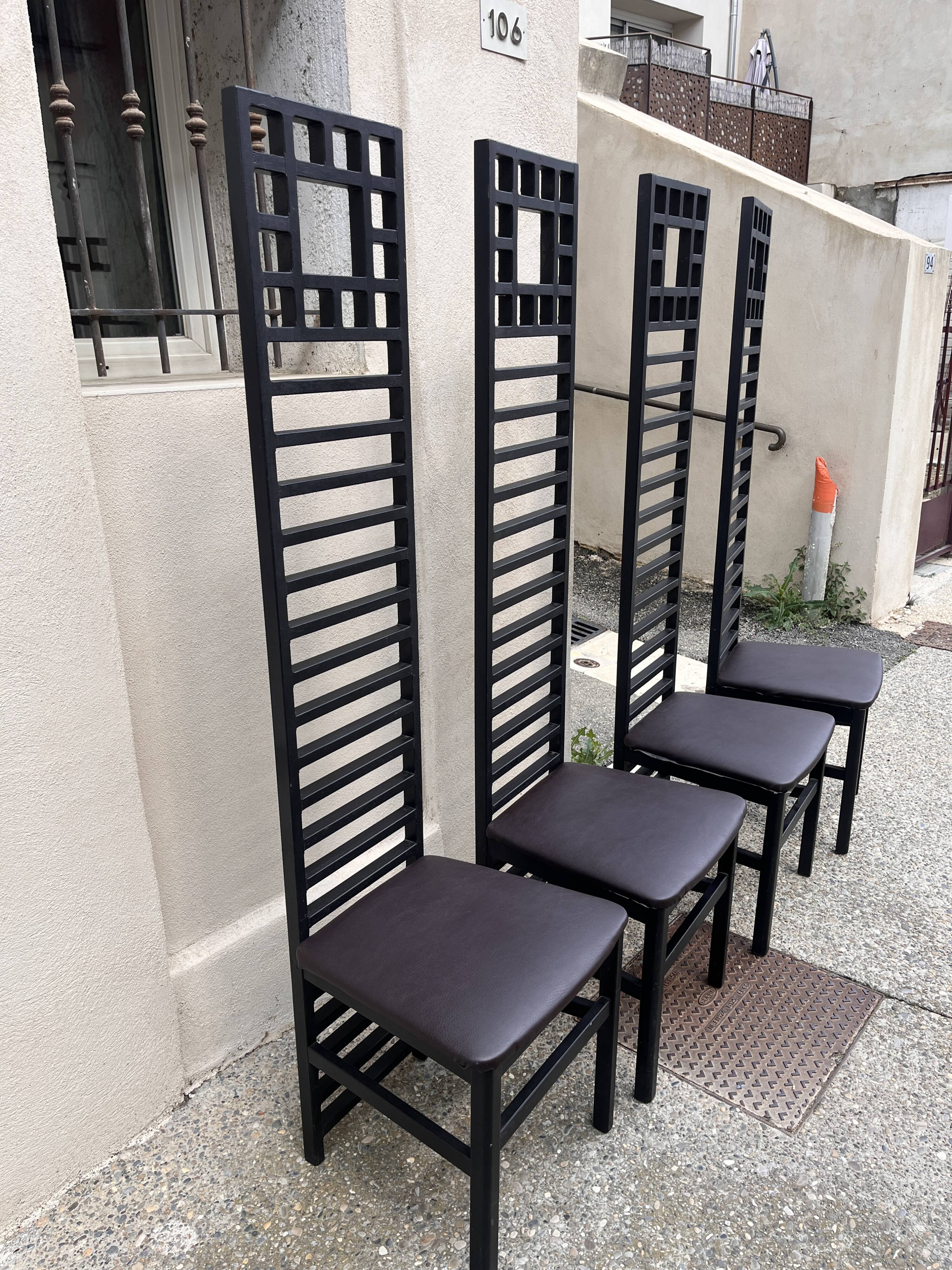 4 designer chairs from the 70s/80s.