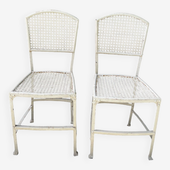 Garden chairs style Gustave Serrurier-Bovy