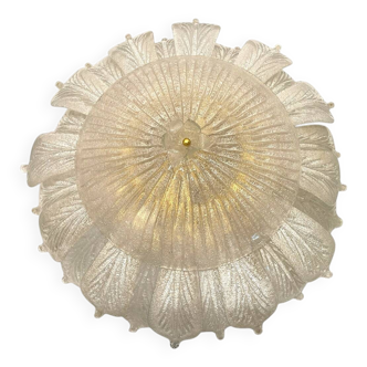 Extra Large Venetian Murano Glass Flushmount