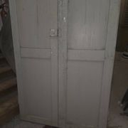 Anciennes portes double en sapin