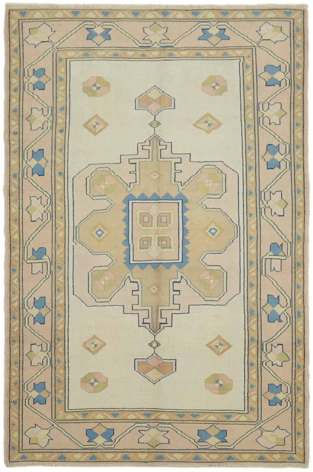 Turkish Vintage Anatolian Rug 159 cm x 239 cm