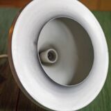 Space Age aluminum suspension, saucer suspension, vintage ceiling lamp, ceiling lamp