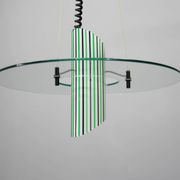Italian Glass Chandelier, 1980s