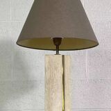 Vintage marble and brass lamp