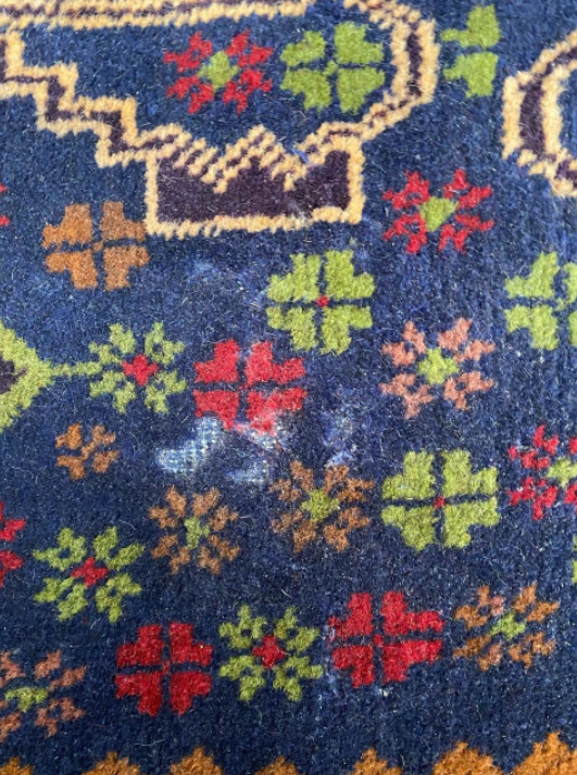 Afghan carpet Baluch vintage 148x87cm