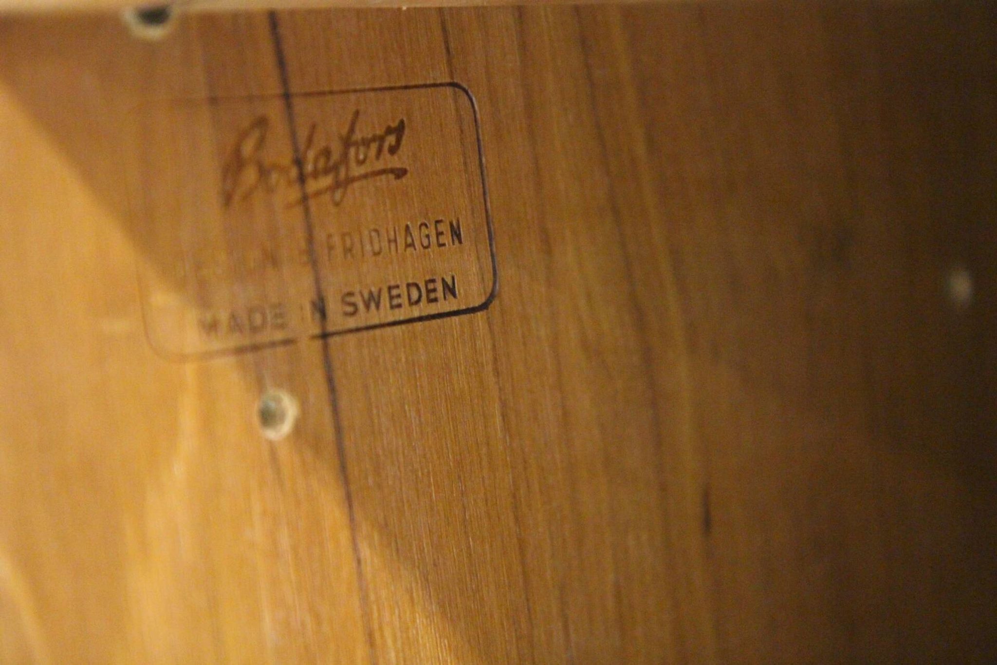 Scandinavian teak bookcase by Bertil Fridhagen for Bodafors, Sweden, 1960