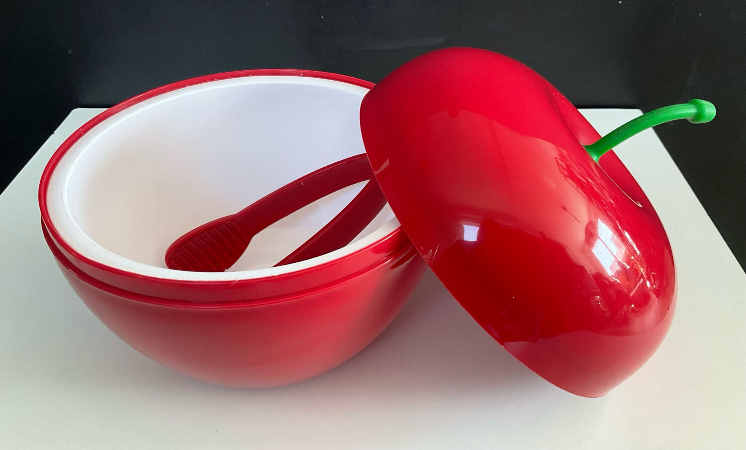 Vintage apple ice bucket
