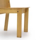 Wooden chair by Luca Meda for Longoni, 1970s