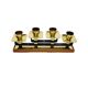 Avy four-armed candlestick new look mid-cent