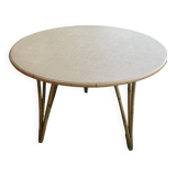 Vintage rattan table