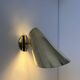 Vintage adjustable wall light, solid brass, Sweden 1970s