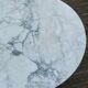 Table ovale marbre arabescato roche et bobois 1970