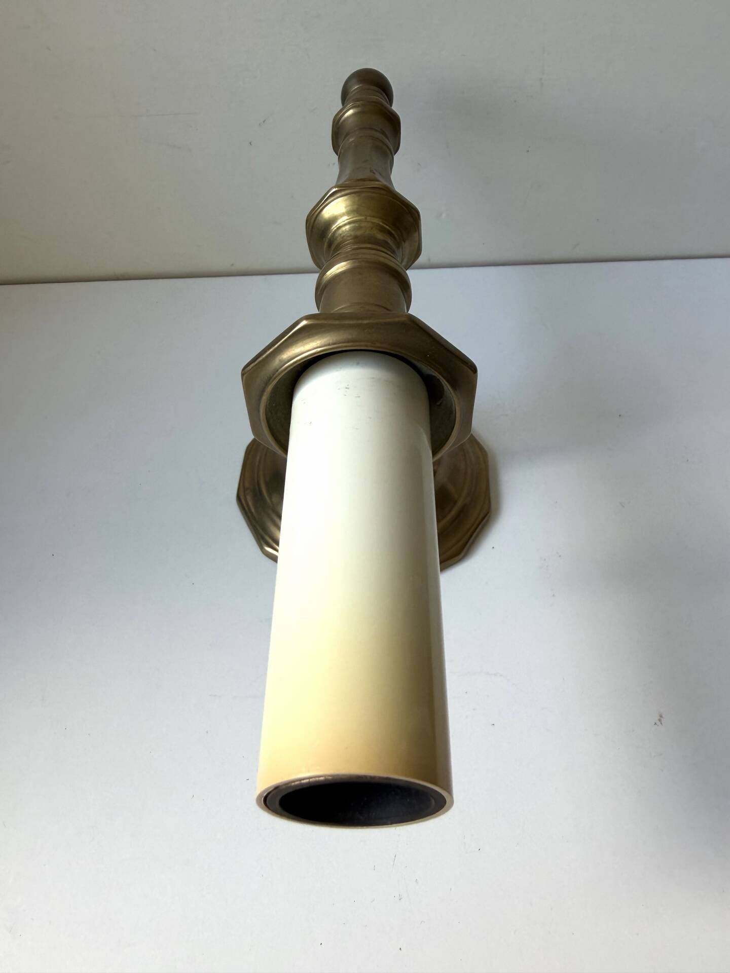 Pair of Solid Brass Antique wall lamps Sconces