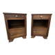 Paire de chevets Art Deco vintage 1950s