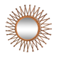 Old rattan mirror