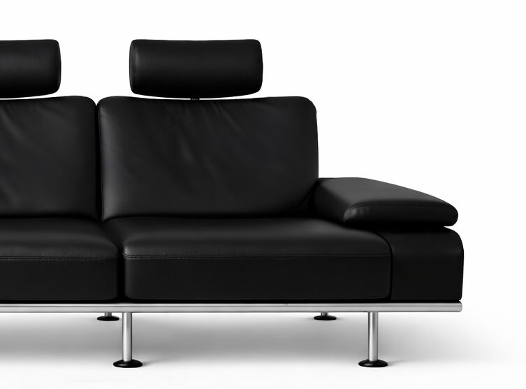 3-seater leather sofa
