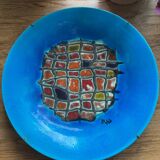 Plat céramique émaillé