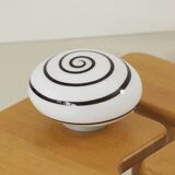 Glass lamp Swirl Zebra by Eglo vintage 80s/90s