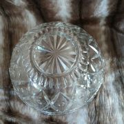 Antique cut glass salad bowl