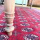 Large table / antique desk in chestnut – light patina