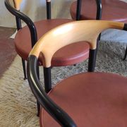 Set of 6 designer chairs, Boléro model, by Archirivolto - 80s/90s