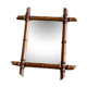 Vintage bamboo mirror