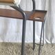 Desk, drawing table in wood and metal – 60s/70s