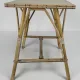 Side table / coffee table in rattan and bamboo, 1960s