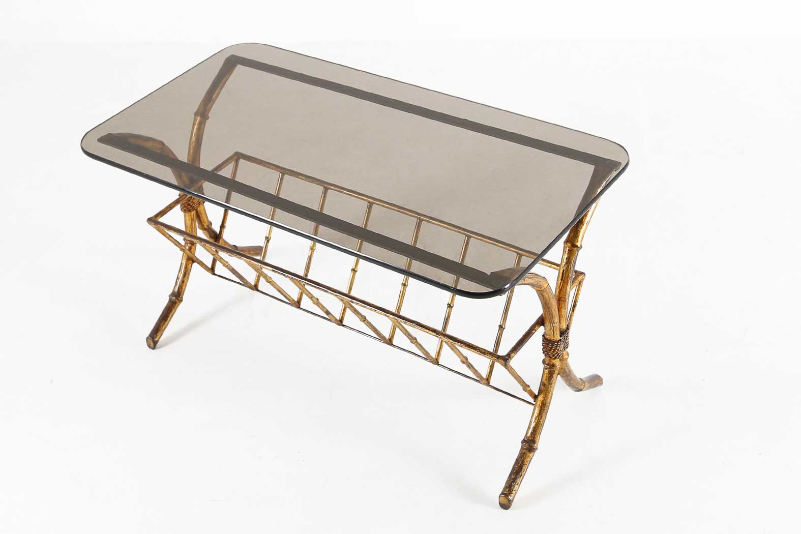 Regency bamboo coffee table