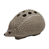 Vase spades white herisson flowers