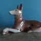 Saint Clement earthenware dog