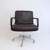Wilkhahn Delta 2000 leather office chair by Delta Design