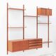 3-bay Cado wall unit by Poul Cadovius