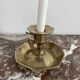 Vintage, hand candle holder, cellar rat, brass, gold, gold, handle, 50s, decoration, shabby chic