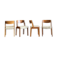 4 chaises années 70