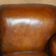 Restored leather Howard & Son canapé style, 204 cm