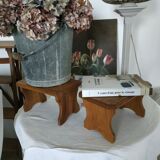 Duo wooden stools